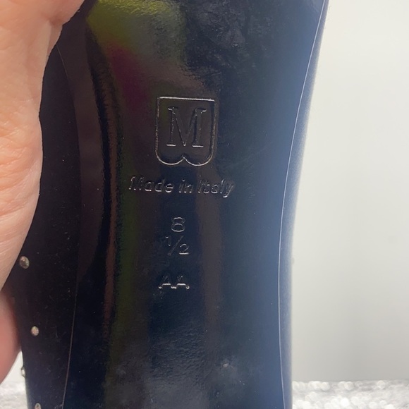 Bruno Magli Couture - Black Silky Heels With Beautiful Gem Embellished Size 8.5 - Picture 15 of 15